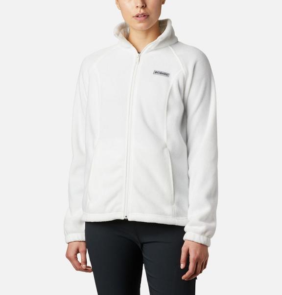 Columbia Benton Springs Fleece Jacket White For Women's NZ68927 New Zealand
